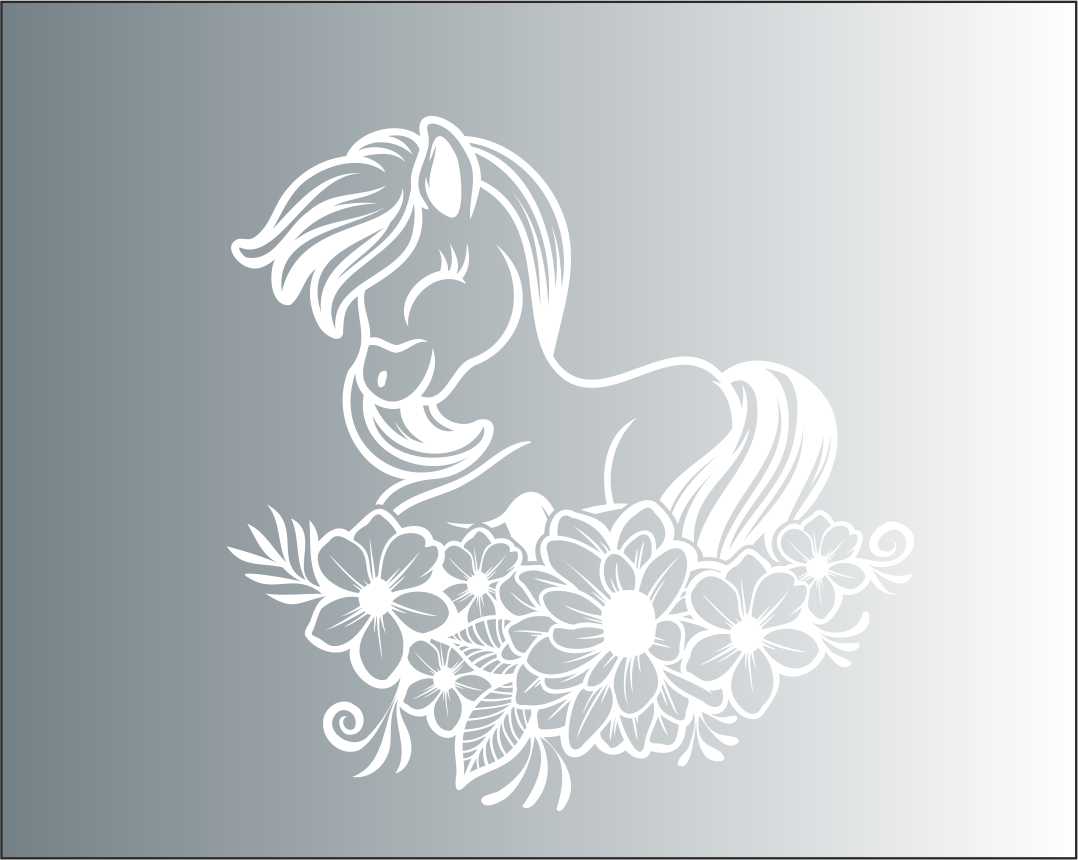 Aufkleber Pony FT001