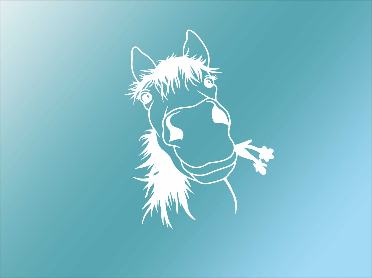 Pferd Blume