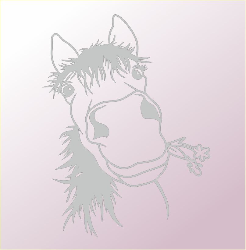 Pferd Blume