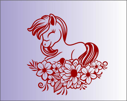 Aufkleber Pony FT001