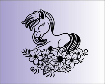 Aufkleber Pony FT001