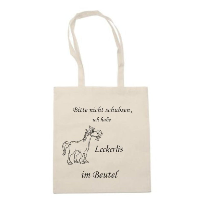 Personalisierte Baumwolltasche aus 100 % Baumwolle – nachhaltiger Alltagsbegleiter & liebevolles Geschenk für Reiterinnen und Pferdefreunde.