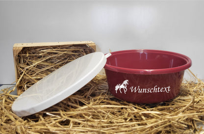 Leckerlischüssel 2l personalisierbar mit Deckel