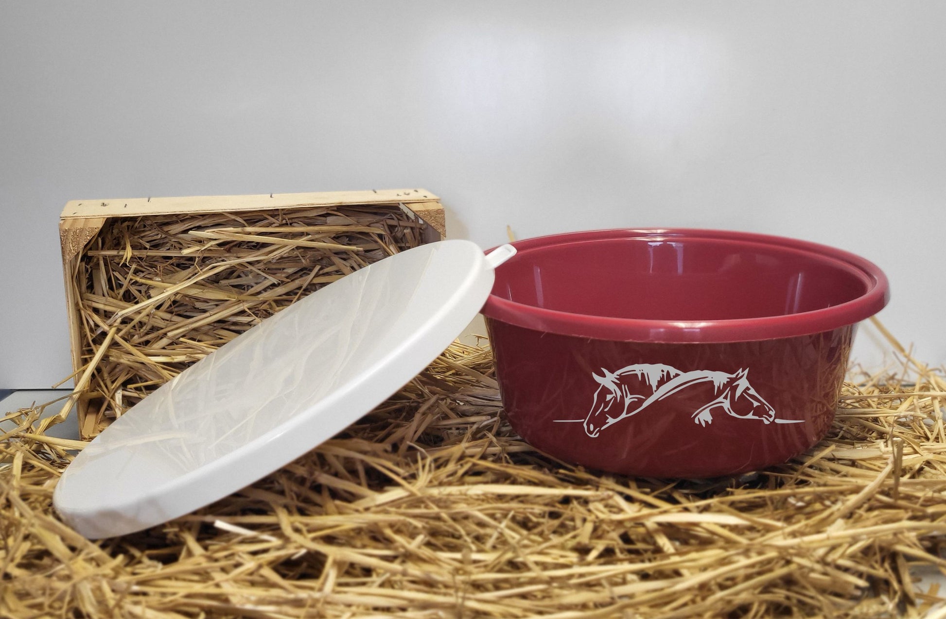 Futterschüssel-personalisiert-mit Pferdemotive-Name