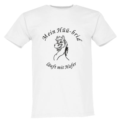 T-Shirt Hüü-brid läuft mit Hafer