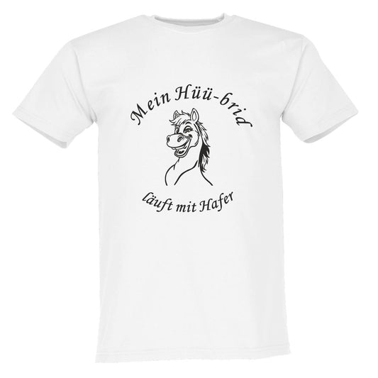 T-Shirt Hüü-brid läuft mit Hafer