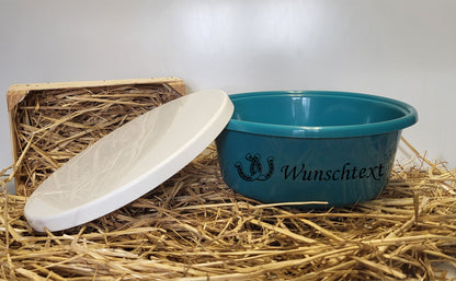 Futterschüssel 6l personalisierbar mit Deckel