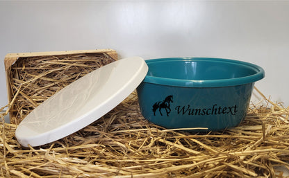 Futterschüssel 6l personalisierbar mit Deckel