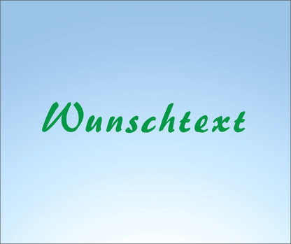 Futtertonnen Aufkleber Wunschtext