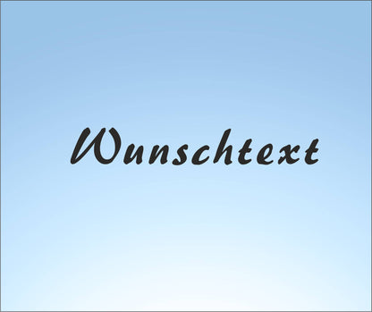 Futtertonnen Aufkleber Wunschtext