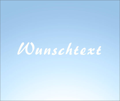 Futtertonnen Aufkleber Wunschtext