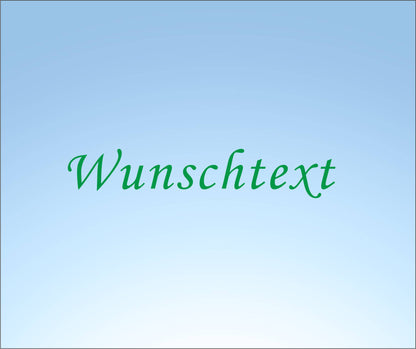 Futtertonnen Aufkleber Wunschtext