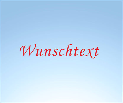 Futtertonnen Aufkleber Wunschtext