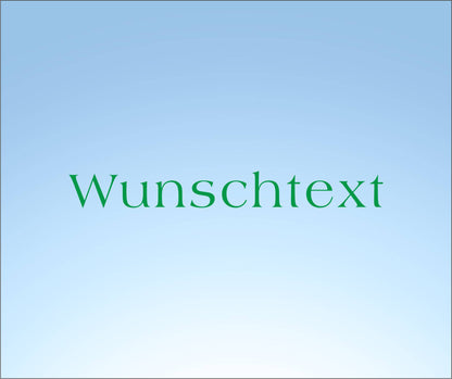 Futtertonnen Aufkleber Wunschtext