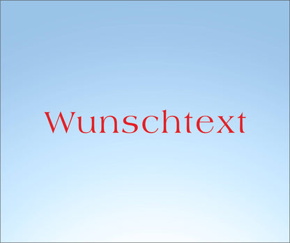 Futtertonnen Aufkleber Wunschtext