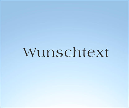 Futtertonnen Aufkleber Wunschtext