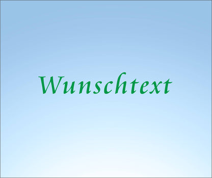 Futtertonnen Aufkleber Wunschtext