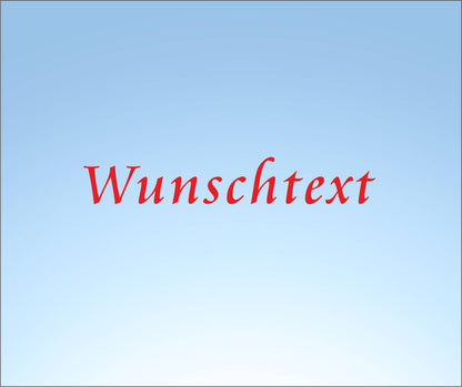 Futtertonnen Aufkleber Wunschtext