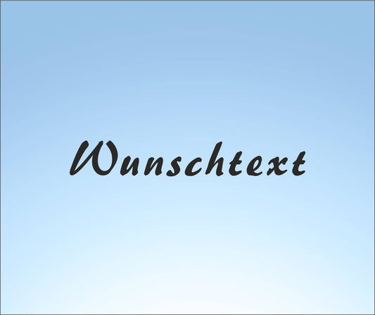 Futtertonnen Aufkleber Wunschtext