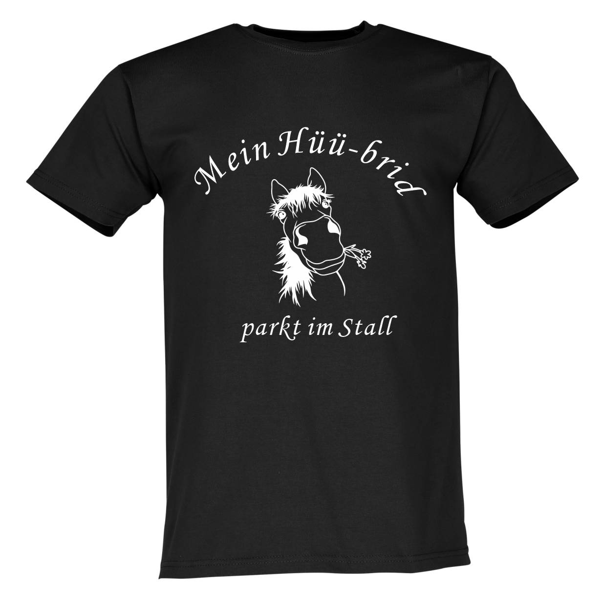 T-Shirt Hüü-brid parkt im Stall
